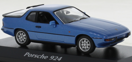 PORSCHE 924 BLEU MAXICHAMPS 1/43°