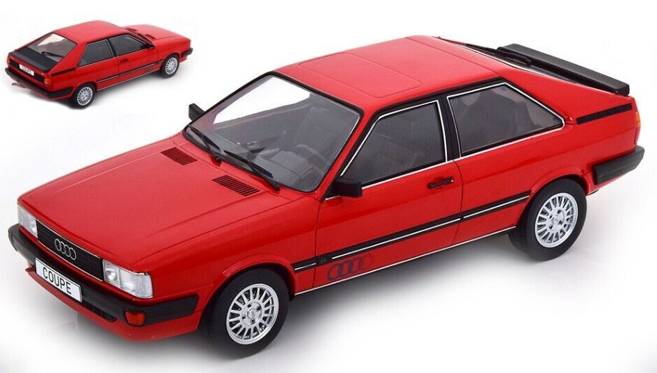 AUDI COUPE ROUGE MODEL CAR 1/18°