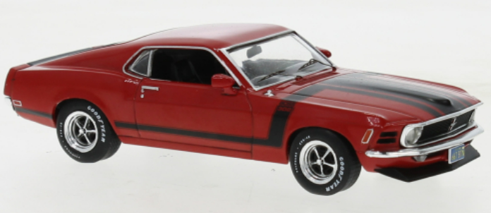 Miniature Ford Mustang GT Coupe Rouge - francis miniatures