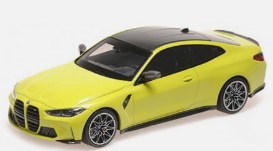 BMW M4 2020 JAUNE MINICHAMPS 1/18°