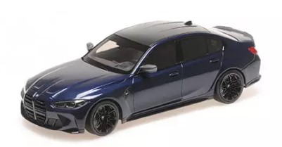 BMW M3 2020 BLEU METALIC MINICHAMPS 1/18°