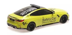 BMW M4 2020 SAFETY CAR MOTO GP JAUNE MINICHAMPS 1/18°