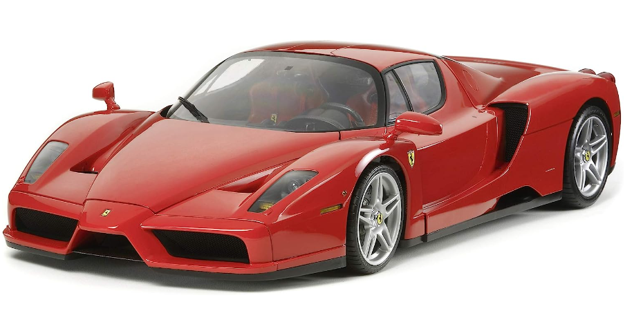 Modèle réduit de voiture de sport : ferrari rp enzo rouge