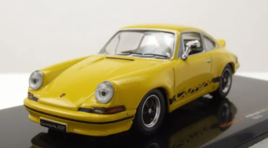 PORSCHE 911 CARRERA RS 2.7 JAUNE 1973 IXO 1/43°