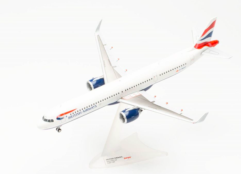 British Airways AIRBUS A321 NEO - HERPA 1/200