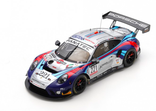 PORSCHE 911 GT3 R - GPX MARTINI RACING - 24H SPA 2022 - SPARK 1/18