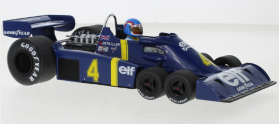 TYRRELL P34 #4 DEPAILLER EQUIPE ELF TYRRELL MODEL CAR 1/18°