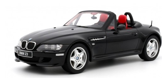 BMW Z3 M Roadster 1999 Black - OTTO 1/18