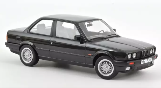 BMW 325I E30 1988 NOIR NOREV 1/18°