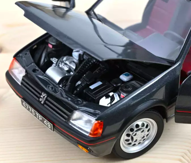 Peugeot 205 GTi 1.6 1988 Gris Graphite - NOREV 1/18