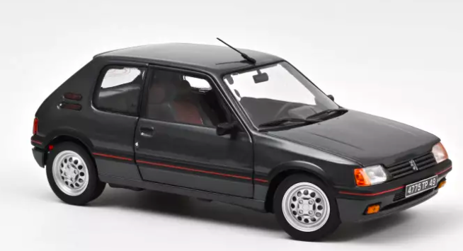 Peugeot 205 GTi 1.6 1988 Gris Graphite - NOREV 1/18