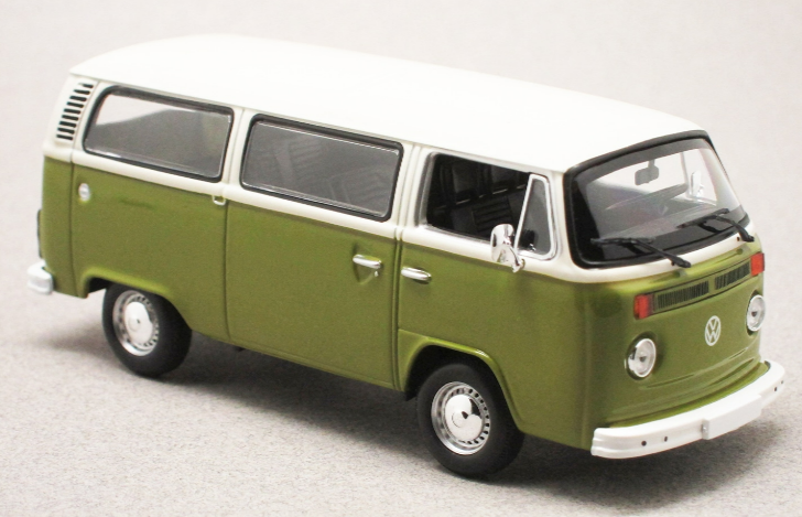 VOLKSWAGEN T2 BUS BLANC/VERT MAXICHAMPS 1/43°