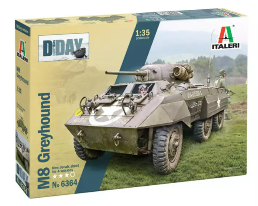 M8 GREYHOUND DDAY ITALERI