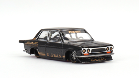 Datsun 510 Pro Street Full Carbon V1 - MINI GT 1/24