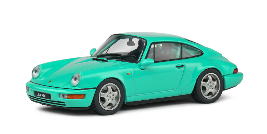 PORSCHE 911 964 RS CLUBSPORT MINT GREEN SOLIDO 1/43°