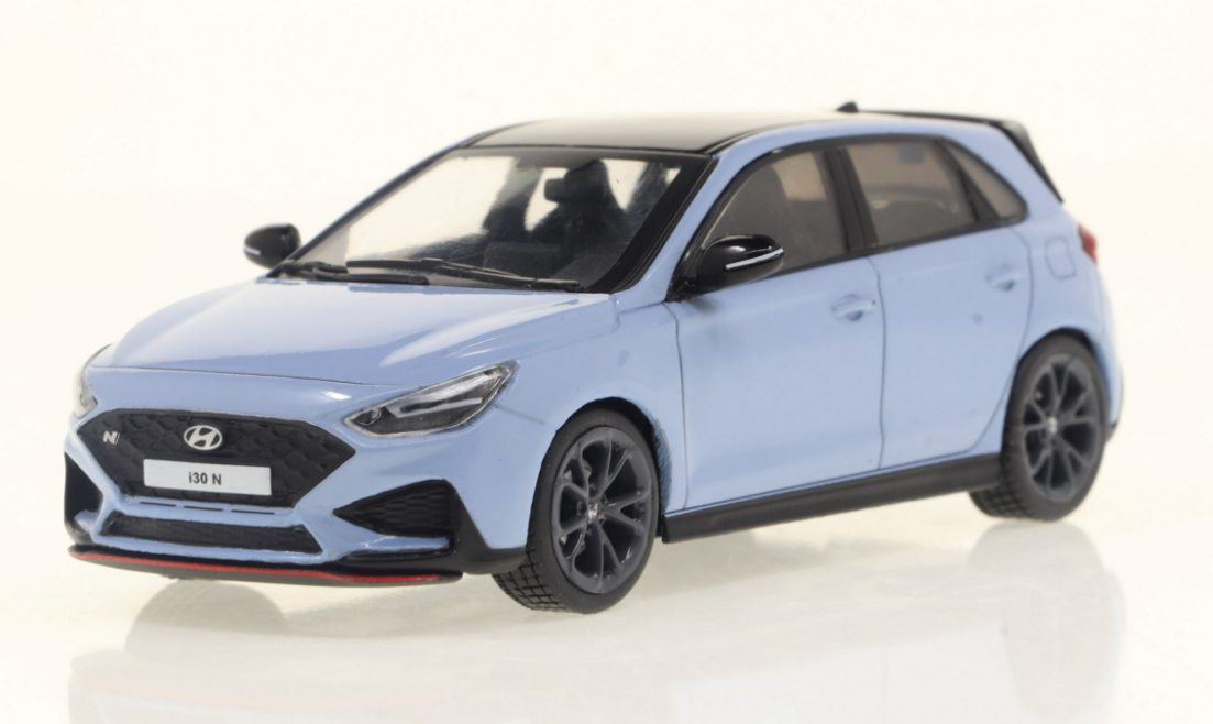 HYUNDAI I30 N PERFORMANCE BLUE SOLIDO 1/43°