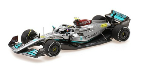 MERCEDES-AMG PETRONAS W13E PERFORMANCE N°44 GP FRANCE 2022 L.HAMILTON MINICHAMPS 1/43°