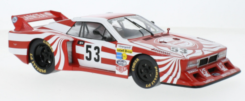 LANCIA BETA MONTE CARLO GROUPE 5 PATRESE - CHEEVER #53 6H SILVERSTONE 1980 MODELCAR 1/18°