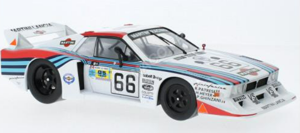 LANCIA BETA MONTE CARLO GROUPE 5 PATRESE - HEYER - GHINZANI #66 24H LE MANS 1981 MODELCAR 1/18°