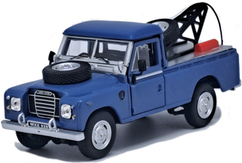 LAND ROVER SERIES 109 DEPANNEUSE BLEU OLIEX 1/43°