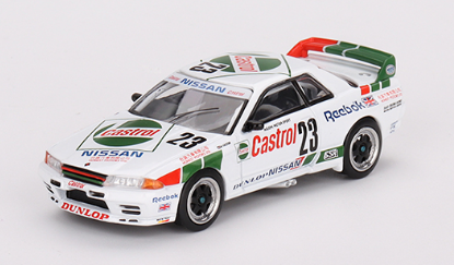 NISSAN SKYLINE GT-R R32 CASTROL 1990 MINI GT 1/64°