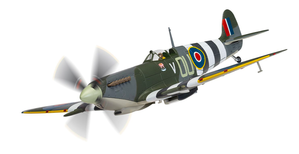 Supermarine Spitfire MkIXe, ML407, Sq Ldr John 'Johnnie' Houlton - CORGI 1/43