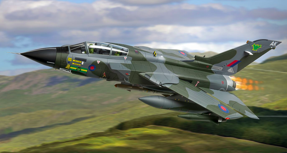 Panavia Tornado GR.1, ZD748/AK, Johnnie Walker 'Still Going Strong', RAF No.9 Squadron - CORGI 1/48