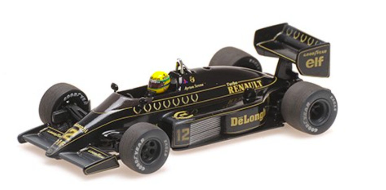 LOTUS RENAULT 98T AYRTON SENNA 1986 - MINICHAMPS 1/43