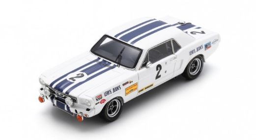 FORD MUSTANG N°2 "CLAUDE DUBOIS" 2e SPA 1968 SPARK 1/43°