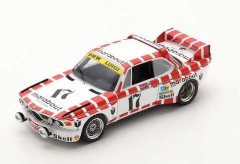 BMW 3.0 CSL N°17 24H SPA 1973 SPARK 1/43°