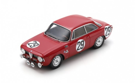 ALFA ROMEO 1600 GTA N°29 2e SPA 1966 SPARK 1/43°