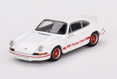 PORSCHE 911 RS 1973 BLANCHE MINI GT 1/64