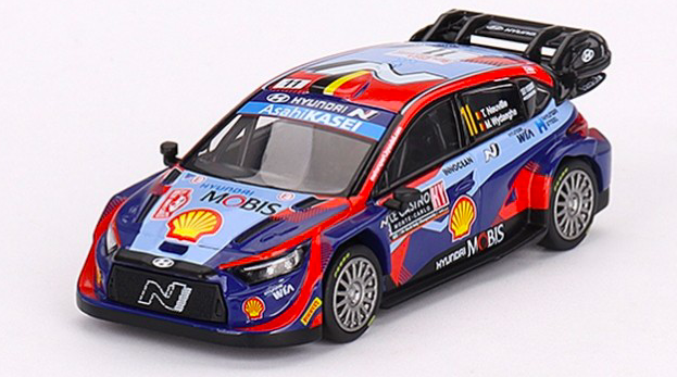 HYUNDAI i20 N Rally1 N°11 3ème Rallye Monte Carlo 2023 - MINI GT 1/64