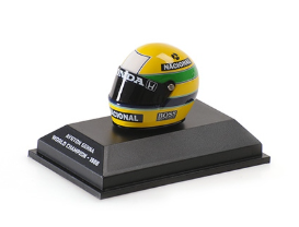 Casque Ayrton Senna World Champion1988 Minichamps 1/8°