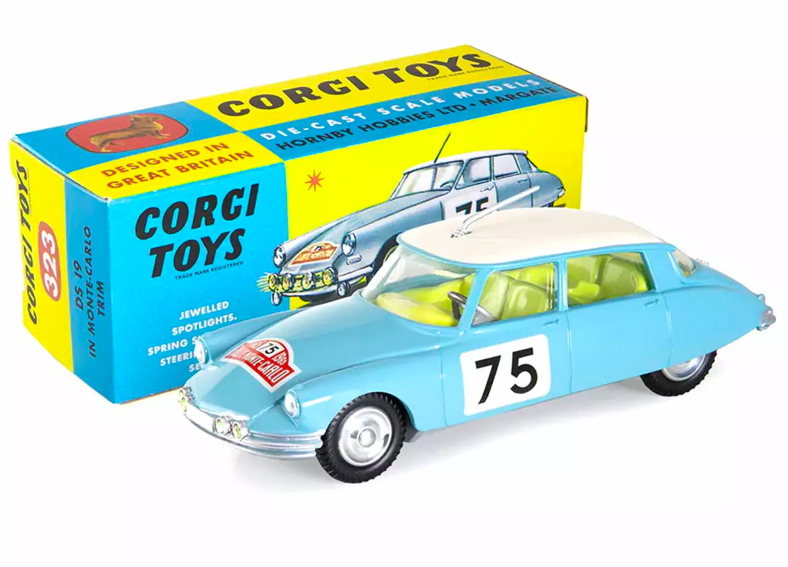 Citroën DS version Monte-Carlo n°323 - corgi 1/47