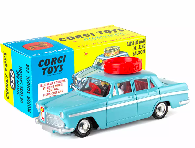 REEDITION : Austin A60 Deluxe Auto-école n°236- corgi 1/43