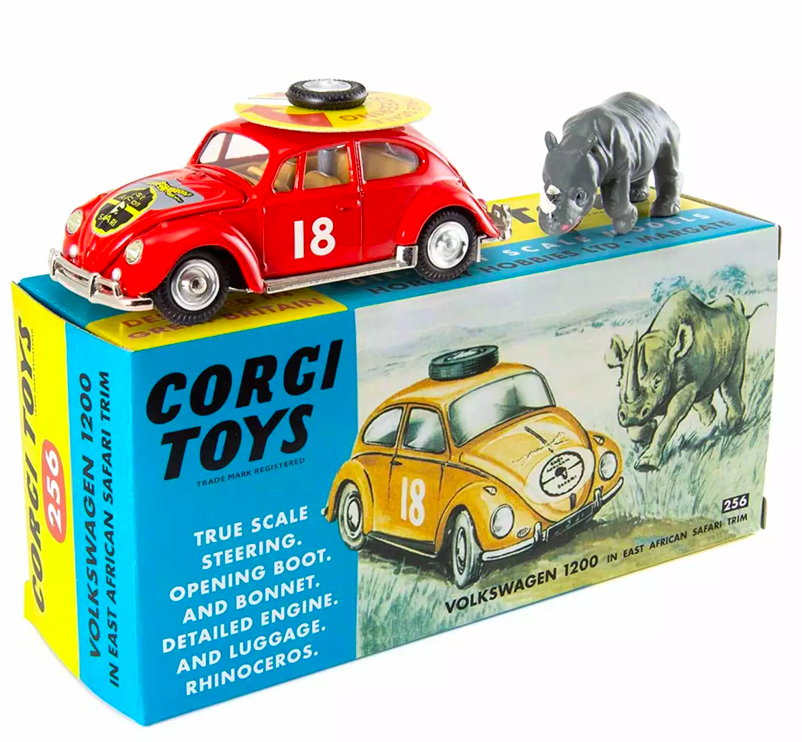 REEDITION : VW Coccinelle Safari en Afrique de l'Est n°256 - CORGI 1/43