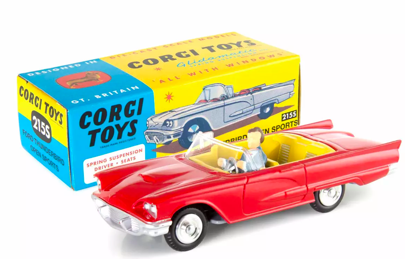 REEDITION : Ford Thunderbird Décapotable 1962 n°215S - CORGI 1/43