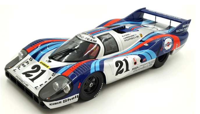 PORSCHE 917 LH #21 G.LARROUSSE/V.ELFORD 24H LE MANS 1971 CMR 1/12°