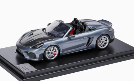 PORSCHE SPYDER RS GRIS 2023 SPARK 1/12°