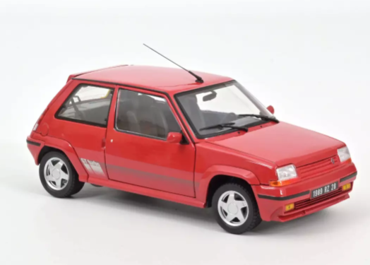 RENAULT SUPER 5 GT TURBO 1989 RED NOREV 1/18°