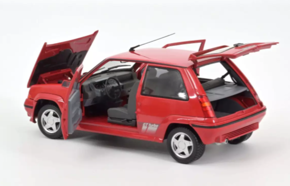 RENAULT SUPER 5 GT TURBO 1989 ROUGE NOREV 1/18°