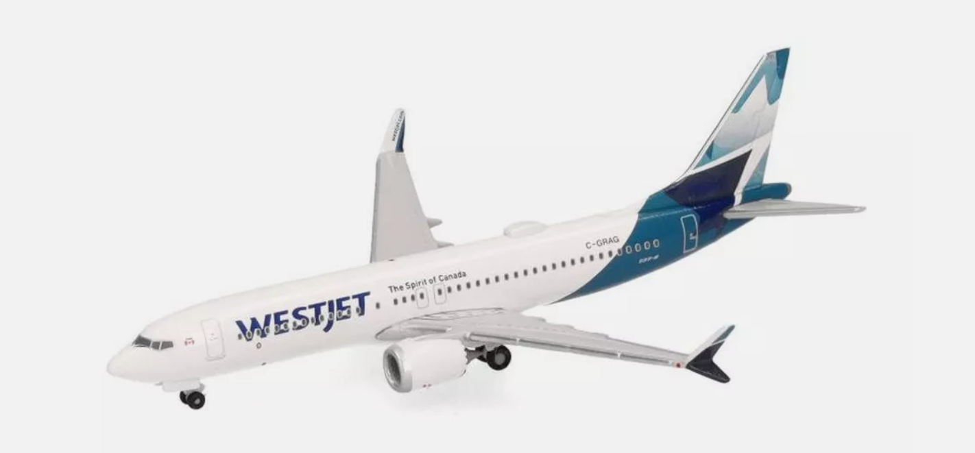 Boeing 737 Max 8 West Jet Herpa 1/500°