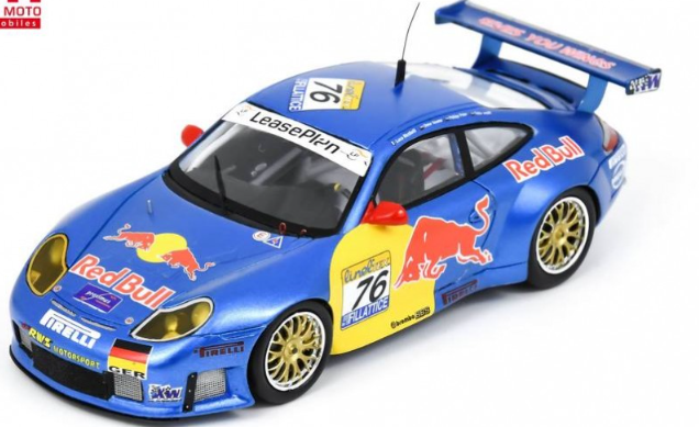 PORSCHE 911 RS (996) RWS MOTORSPORT SPA 24H 2002 SPARK 1/43°