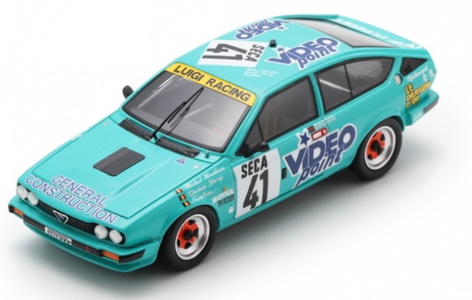 ALFA ROMEO GTV 6 SPA 24H 1986 SPARK 1/43°