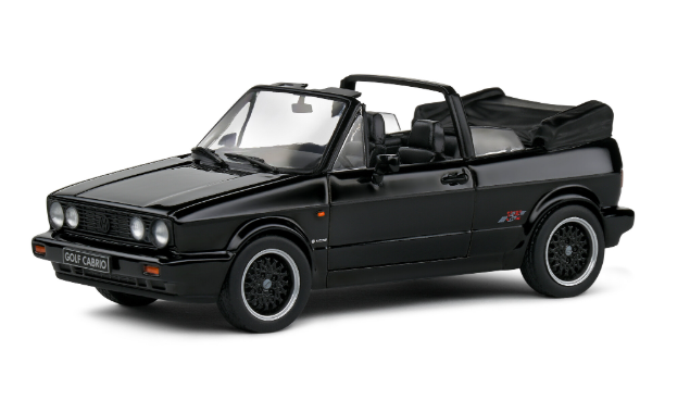 VW GOLF 1 CABRIOLET NOIR 1984 SOLIDO 1/43°