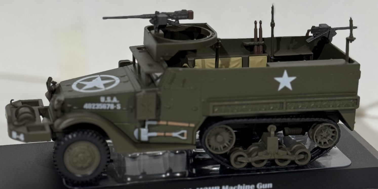 M3 HALF-TRACK WITH MACHINE GUN MOTORCITY 1/43°