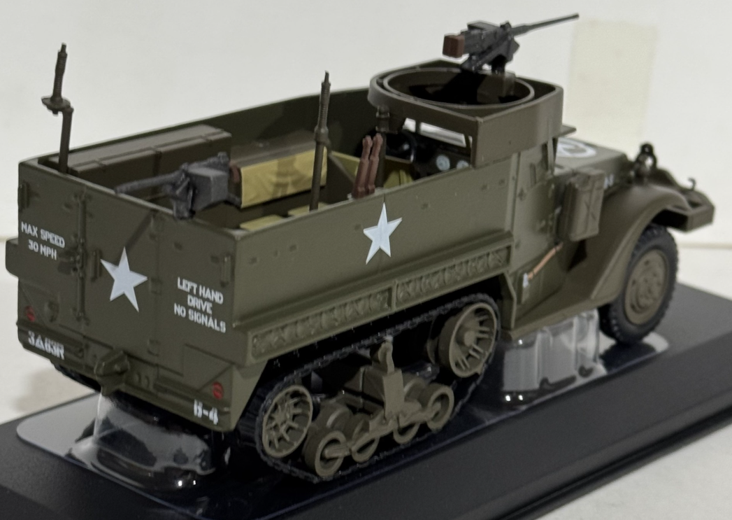 M3 HALF-TRACK WITH MACHINE GUN MOTORCITY 1/43°