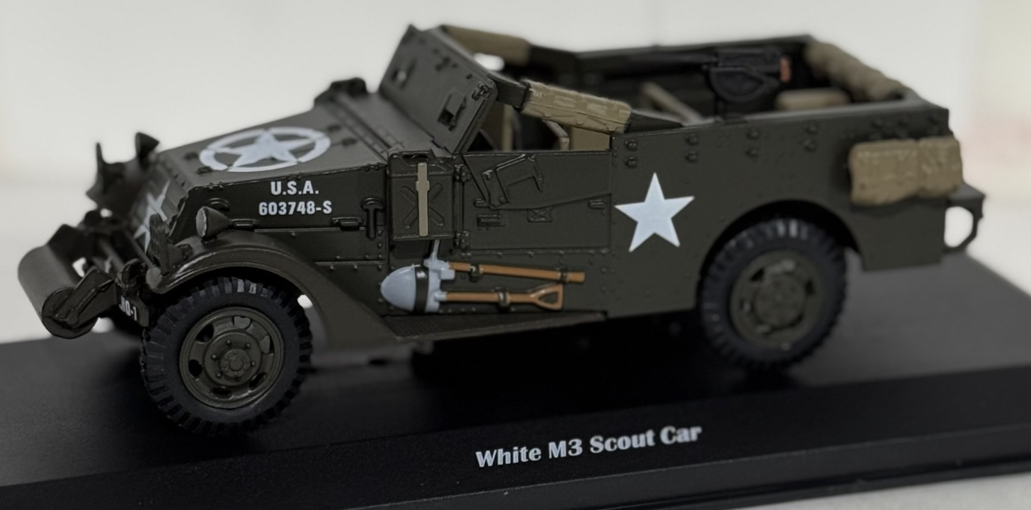 WHITE M3 SCOUT CAR MOTORCITY 1/43°