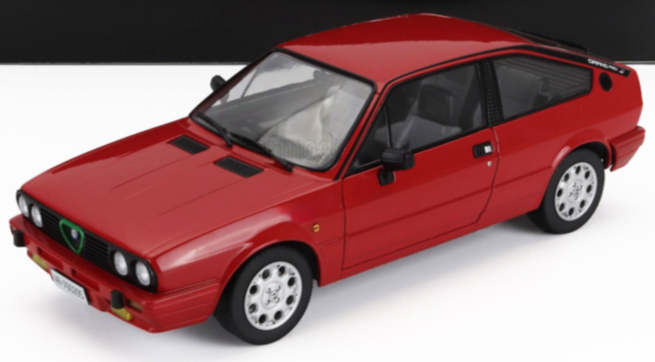 ALFA ROMEO SPRINT 1.5 QUADRIFOGLIO RED GRAND PRIX  1986 ROSSO ALFA MITICA 1/18